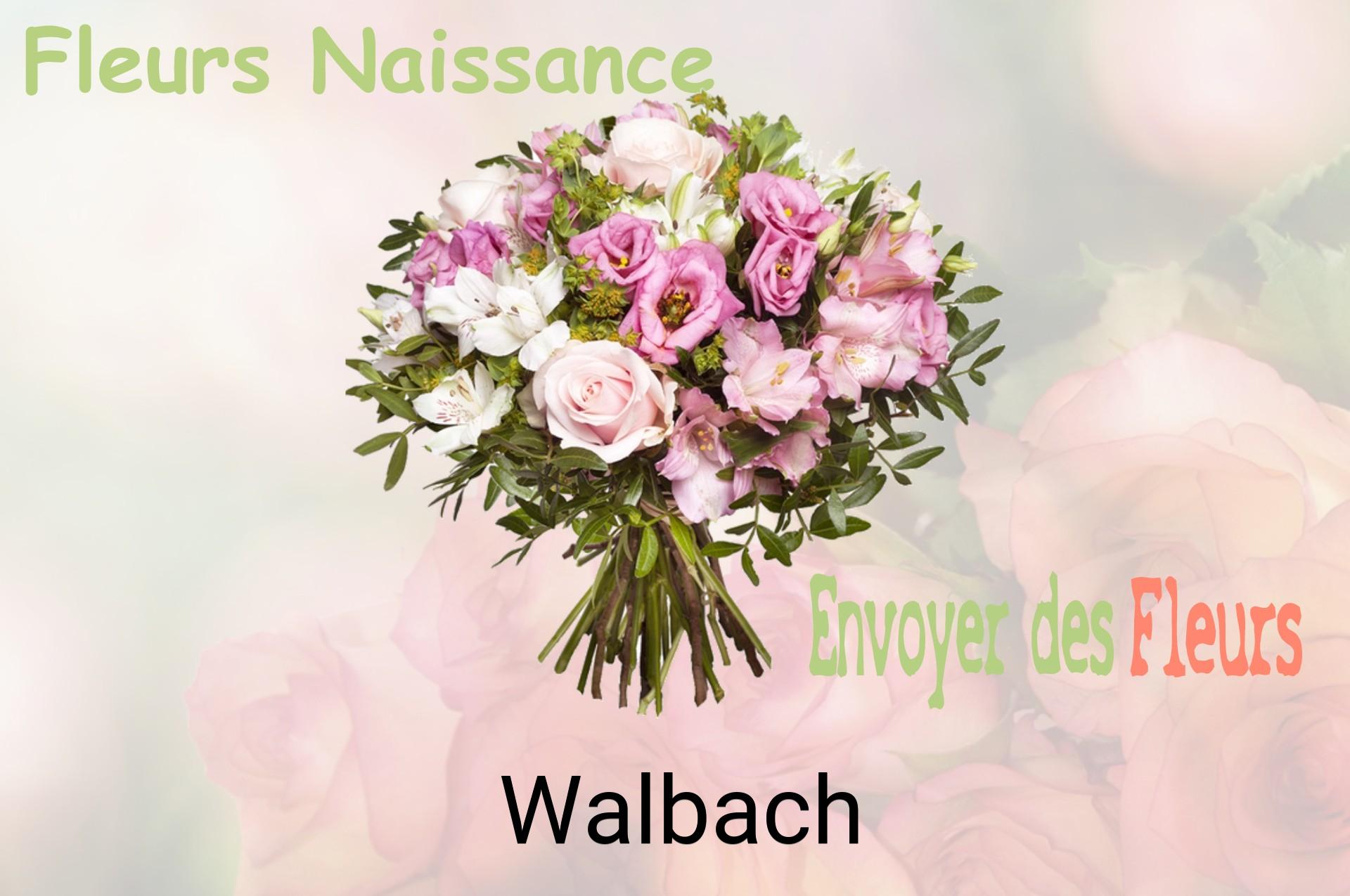 Bouquet de fleurs de naissance livré à Walbach